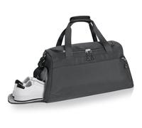 Romon Bolsa de Deporte, Grande Bolsa de Viaje con Zapatos y Compartimentos Húmedos Bolsa Gimnasio para Hombre Mujer Fin de Semana Travel Duffle Bag, Macuto Viaje Bolsos Deportivos Fitness, Negro-L