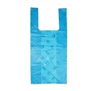 Romon Bolsas Caca Perro 100 Piezas, 37x17cm, con Asas y Aroma a Lavanda - Bolsas Perro & Bolsas Higiénicas Para Perro para los Paseos (Azul)
