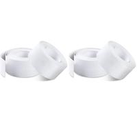 Romon Cinta Selladora Impermeable, 2 Rollos Cinta Impermeable Autoadhesiva para Baño Bañera, Cocina, Fregadero y Pared, Prueba de Moho (Blanco，3.8cm*3.2M) (Paquete de 2)