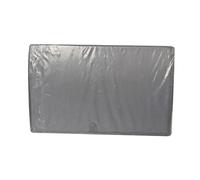 Romon Contenedor de Almacenaje para Debajo de Cama, 50L (76x40x17cm) Organizador de Canape con Cremallera Bidireccional, Plegable de Tela Lino Grueso con Tapa, para Zapatos y Edredones, Gris