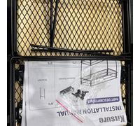 Romon Especieros Para Cocina, 2 Estantes y Guías Ruedas, Extensible para Especiero - Se Fija con adhesivo o tornillos a la pared de la cocina o a la puerta del armario - Ahorra espacio