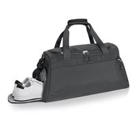 Romon Grande Bolsa de Deporte, Negro Bolsa Gimnasio para Hombre Mujer Bolsa de Viaje con Zapatos y Compartimentos Húmedos Fin de Semana Travel Duffle Bag, Viaje Bolsos Deportivos Fitness, L