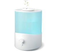 Romon Humidificador Aire 2.5L Blanco, Hasta 28H para humificadores silencioso para Dormitorio, Hasta 28H, Nebulización 360° humidifier aceites esenciales para Plantas, Apagado Automático, 7 luces LED