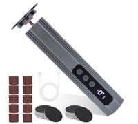 Romon Lima Eléctrica Pies 2 en 1, Quita Durezas para Pies Eléctrico 9 Velocidades Ajustables con Pantalla LCD, Pedicura Profesional Recargable USB-C, Kit Completo 30 Accesorios