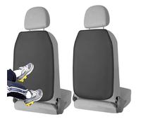 Romon Organizador Asiento Coche, 2 Piezas Protector Silla Coche Bebe, Protectores de Asiento Coche Niños, Universal Protector Respaldo Asiento Coche Impermeable Antisuciedad para Cachorro Bebe, Negro
