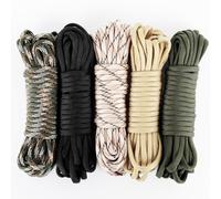 Romon Paracord 550 30 Metros, Cuerda Paracord 4mm, Cuerda Escalada, Cordino 7 Hebras, Cuerda para Toldo Exterior, Cuerda Camping, Cuerda Tendedero