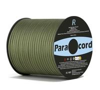 Romon Paracord, Cuerda Paracord 4mm, Cuerda Escalada, Cordino para Toldo Exterior Camping Tendedero, Ejército Verde, 30m