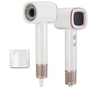 Romon Phon Capelli Ionico 1600W, 200 Millones de Iones, 3 Niveles de Temperatura, 2 Velocidades de Viento, 59 dB Bajo Ruido, con Boquilla, Ligero para Hogar y Viaje, Rosa