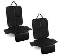 Romon Protector Asiento Coche, 2 Piezas Fundas para Sillas de Coche Impermeable Antideslizante Cubre Car Seat Cover Protector Niño con 2 Bolsillos Almacenaje Universal para Bebé Perro para SUV Sedán