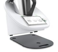 Romon Tabla Deslizante para Thermomix TM6/TM5, Placa Base Acrílica para Accesorios TM6/TM5 con Mango Ergonómico Que Se Desliza Fácilmente, Negro Brillante