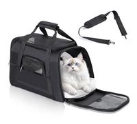Romon Transportín Gato Perro, Transportin Perro Pequeño Cat Carrier, Bolsa Transporte Transpirable para Mascotas, Transportin Perro para Pequeños Plegable Bolso Gatos Cachorros Gatitos de hasta 6 Kg