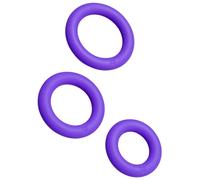 ROMP - REMIX TRIO SET DE 3 ANILLOS PARA PENE SILICONA MORADO