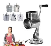 Rompe De Queso Rotativo - Cortadora De Verduras De Mandolina Manual | Patata De Mano Graiter | Nueces Grinder Chieese Shredder Adecuada Para Cocina Preparación Cheesie Afeitándose Vegetas Nuez
