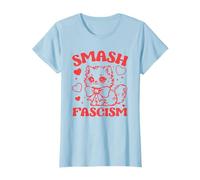 Rompe el fascismo, gato divertido antifascismo Camiseta