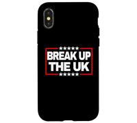 Rompe el Reino Unido Bold Stars Independencia Escocesa Carcasa para iPhone X/XS