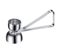 Rompe fácilmente tus huevos favoritos con nuestra innovadora herramienta de doble taza de acero inoxidable