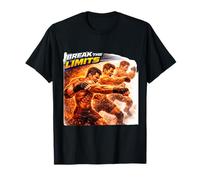 Rompe los límites Luchador Motivación Arte Camiseta