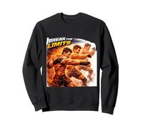 Rompe los límites Luchador Motivación Arte Sudadera