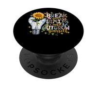 Rompe Tus límites y supera tu motivación PopSockets PopGrip Adhesivo