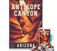 Rompecabezas 1000 Antelope Canyon en Arizona, decoración de Pared de Juguete, desafío difícil, cumpleaños y Navidad 38x52cm