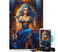 Rompecabezas 1000 Azure Reverie,Piezas precisas,Divertidas,estimulantes,para Jugar a Las Artes plásticas y recreativas (38x52cm)