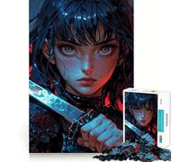 Rompecabezas 1000 Blade of The Crimson,Piezas únicas,Ideal para ejercitar la Mente y Disfrutar del Tiempo Libre cumpleaños 38x26cm