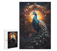 Rompecabezas 1000 PCS A Peacock in Moonlight Rompecabezas para Adultos Juguete Decoración De Pared Regalo De Cumpleaños Oferta como Regalos para Toda La Familia 1000 PCS