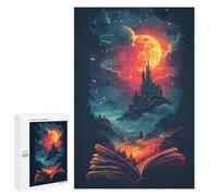 Rompecabezas 1000 PCS Book Magic Nature Rompecabezas para Adultos Juguete Decoración De Pared Regalo De Cumpleaños Oferta como Regalos para Toda La Familia 1000 PCS