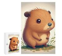 Rompecabezas 1000 PCS Capybara Animal Cute Rompecabezas para Adultos Juguete Decoración De Pared Regalo De Cumpleaños Oferta como Regalos para Toda La Familia 1000 PCS
