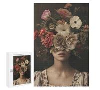 Rompecabezas 1000 PCS Creative Floral Woman Sexy Rompecabezas para Adultos Juguete Decoración De Pared Regalo De Cumpleaños Oferta como Regalos para Toda La Familia 1000 PCS