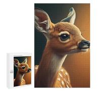 Rompecabezas 1000 PCS Cute Deer Rompecabezas para Adultos Juguete Decoración De Pared Regalo De Cumpleaños Oferta como Regalos para Toda La Familia 1000 PCS