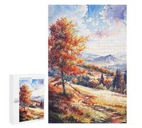 Rompecabezas 1000 PCS Fiery Autumn Vista Rompecabezas para Adultos Juguete Decoración De Pared Regalo De Cumpleaños Oferta como Regalos para Toda La Familia 1000 PCS
