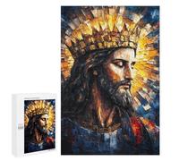 Rompecabezas 1000 PCS Golden Halo Portrait Painting Rompecabezas para Adultos Mejora La Memoria Interacción Entre Padres E Hijos Juegos De Ingenio para La Familia 1000 PCS