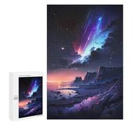 Rompecabezas 1000 PCS Night Sky with Shooting Stars Rompecabezas para Adultos Juguete Decoración De Pared Regalo De Cumpleaños Oferta como Regalos para Toda La Familia 1000 PCS