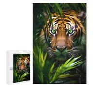 Rompecabezas 1000 PCS para Adolescentes A Tiger in Jungle Rompecabezas para Adultos Juego Práctico Pero Divertido Y Humorístico para Cumpleaños, Navidad 1000 PCS