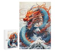 Rompecabezas 1000 PCS para Adolescentes Abstract Dragon Rompecabezas para Adultos Juguetes DIY para La Diversión Familiar Ayuda A Ejercitar El Cerebro 1000 PCS