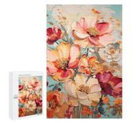 Rompecabezas 1000 PCS para Adolescentes Abstract Floral Canvas Art Rompecabezas para Adultos Juguete Decoración De Pared Mejora La Memoria Ayuda A Ejercitar El Cerebro 1000 PCS
