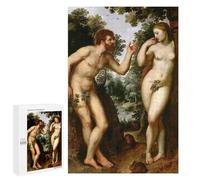 Rompecabezas 1000 PCS para Adolescentes Adam and Eve Rubens Rompecabezas para Adultos Juego Práctico Pero Divertido Y Humorístico Regalo De Cumpleaños, Regalos, 1000 PCS