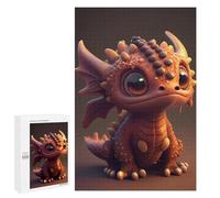 Rompecabezas 1000 PCS para Adolescentes Adorable Baby Dragon Artwork -2 Rompecabezas para Adultos Juguetes De Bricolaje Análisis Y Lógica Trato como Regalos para Toda La Familia 1000 PCS