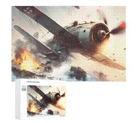 Rompecabezas 1000 PCS para Adolescentes Aerial Battle Over The Ocean Rompecabezas para Adolescentes Juegos Divertidos Ensamblaje De Patrones Ayuda Al Cerebro A Ejercitarse 1000 PCS