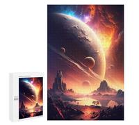 Rompecabezas 1000 PCS para Adolescentes Alien Planet Landscape -11 Rompecabezas para Adultos Juego Familiar Decoración del Hogar para Cumpleaños, Navidad 1000 PCS