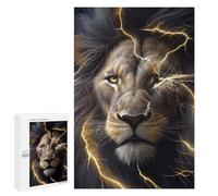 Rompecabezas 1000 PCS para Adolescentes Angry Lion Face Animal Rompecabezas DIY Juguetes Una Obra De Arte como Regalo para Toda La Familia 1000 PCS