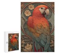 Rompecabezas 1000 PCS para Adolescentes Art Deco Parrot Rompecabezas para Adultos Juego Práctico Arte De Pared Desafiante De Completar 1000 PCS