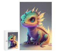 Rompecabezas 1000 PCS para Adolescentes Baby Dragon Animal Rompecabezas para Adultos Juego Familiar Decoración del Hogar para Cumpleaños, Navidad 1000 PCS