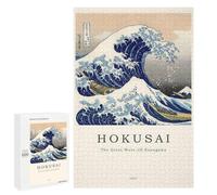 Rompecabezas 1000 PCS para Adolescentes Big Wave Hokusai Rompecabezas para Adultos Juguetes De Bricolaje Análisis Y Lógica Trato como Regalos para Toda La Familia 1000 PCS