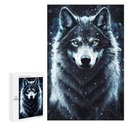 Rompecabezas 1000 PCS para Adolescentes Black Fox Rompecabezas para Adultos Juguete Decoración De Pared Difícil Difícil Desafiante De Completar 1000 PCS