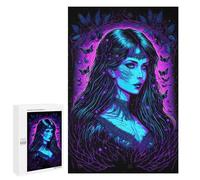 Rompecabezas 1000 PCS para Adolescentes Black Light Woman Rompecabezas DIY Juguetes Una Obra De Arte como Regalo para Toda La Familia 1000 PCS