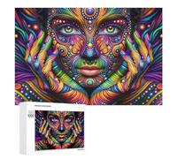 Rompecabezas 1000 PCS para Adolescentes Body Art Rompecabezas para Adolescentes Juegos Divertidos Ensamblaje De Patrones Ayuda Al Cerebro A Ejercitarse 1000 PCS