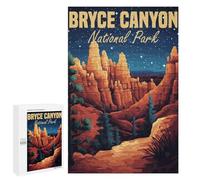 Rompecabezas 1000 PCS para Adolescentes Bryce Canyon National Park Rompecabezas para Adultos Juego Práctico Arte De Pared Desafiante De Completar 1000 PCS