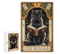 Rompecabezas 1000 PCS para Adolescentes Cat Tarot Card The Reader Rompecabezas para Adultos Juguetes Antiestrés Decoración Perfecta Regalos para Reducir El Estrés 1000 PCS